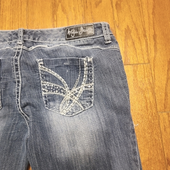 Ariya Jeans Fringed Hem Size 11/12 - Picture 6 of 7